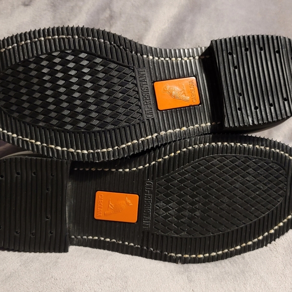 Carolina Steel Toe Oil Resistant Leather Men's Work Boots Sz 8 - Picture 7 of 10